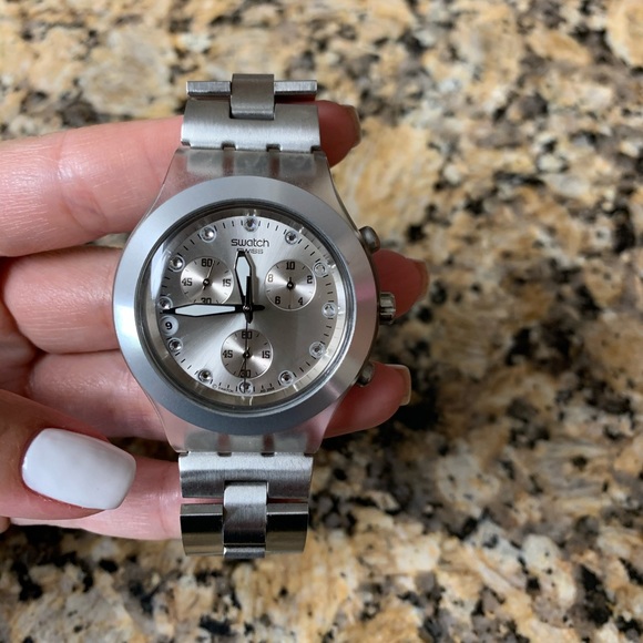 swatch full blooded silver